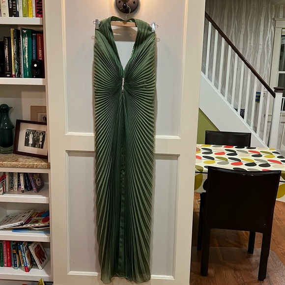 Vintage 50s style halterneck dress sz 4 - Picture 2 of 8